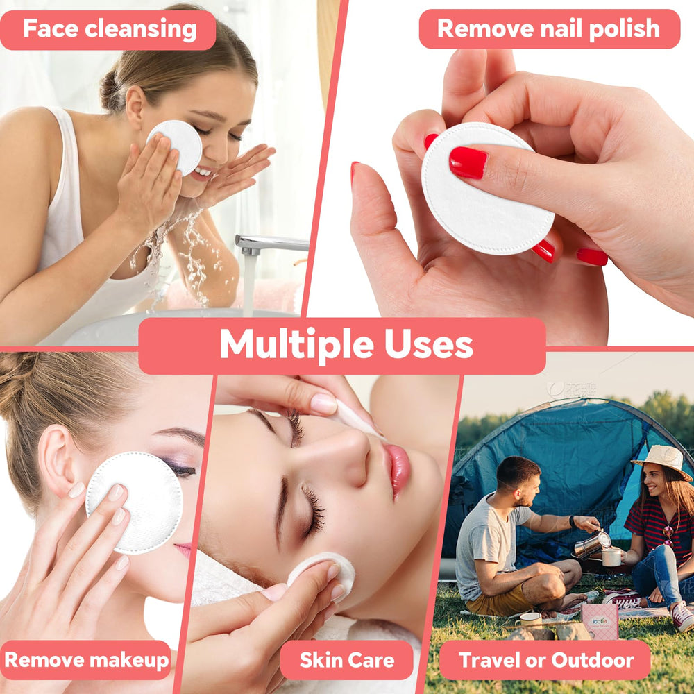 ICOTLE lint-free design prevents fibers while lifting makeup cleanly.