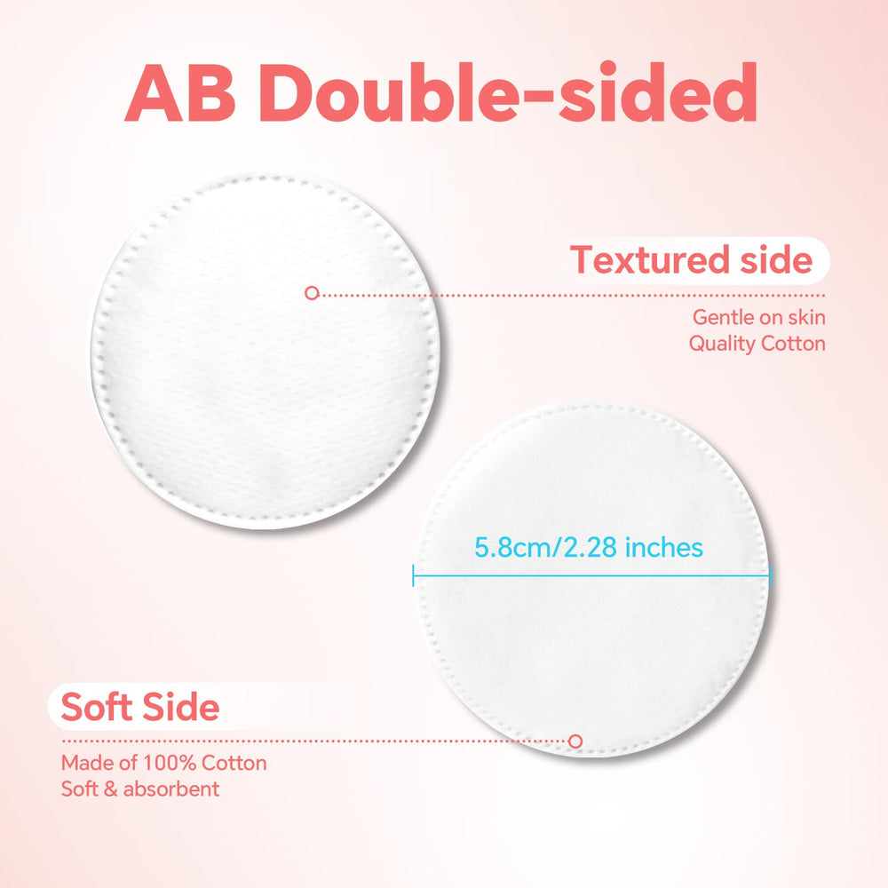 ICOTLE ultra-soft cotton rounds feel gentle on delicate facial skin.
