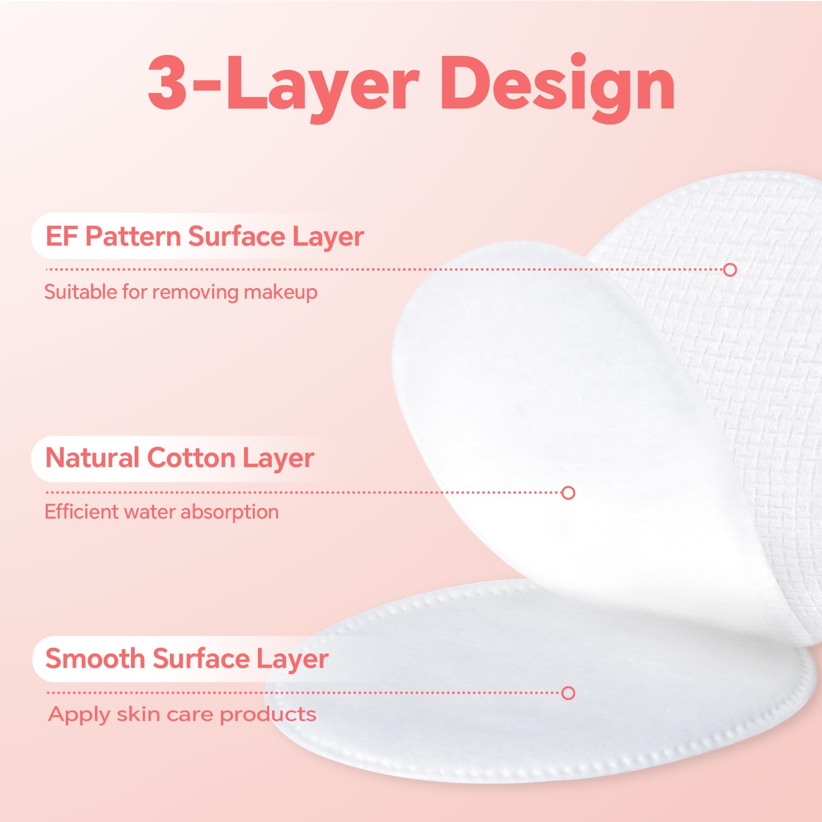 ICOTLE makeup removal and toner application with dual surfaces