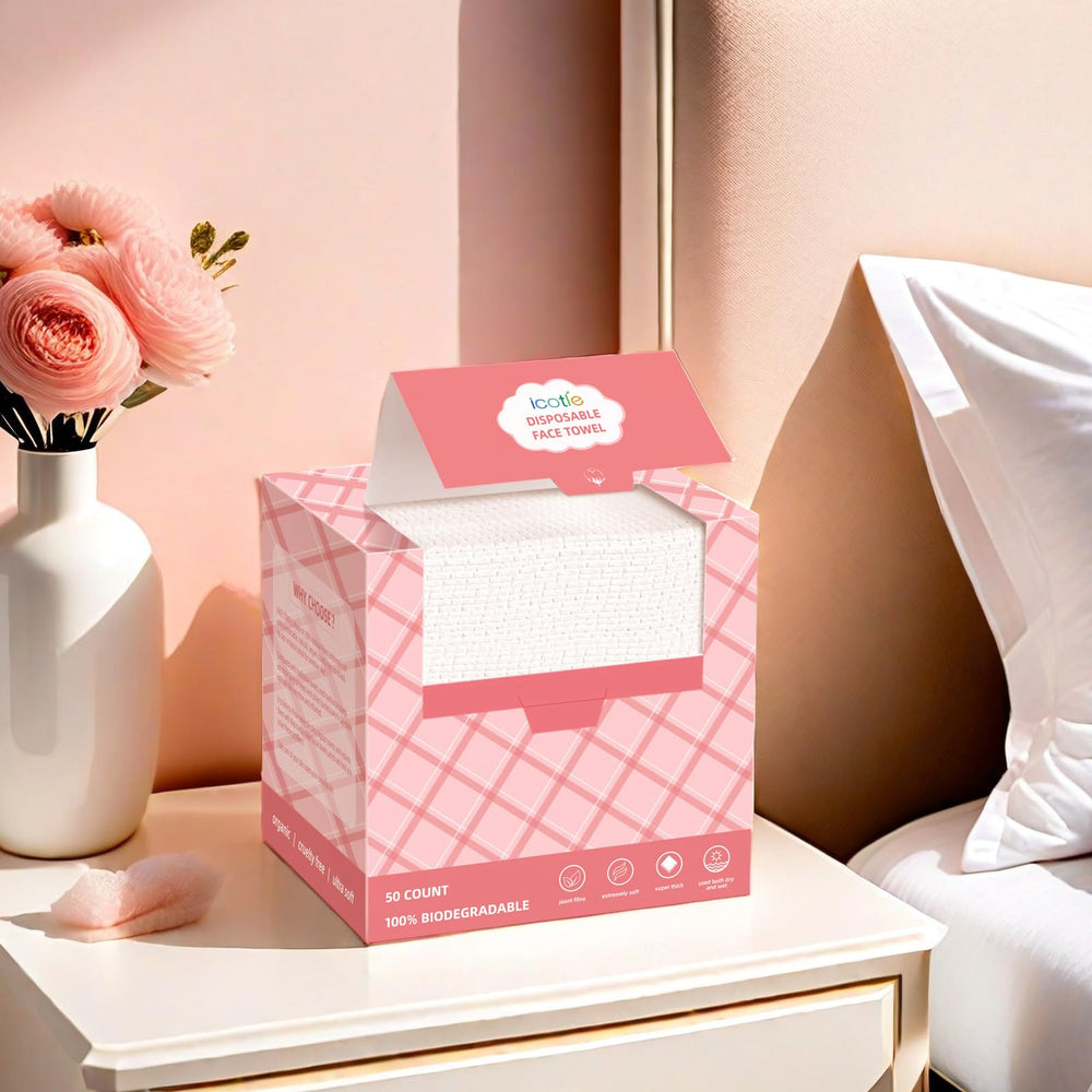 ICOTLE on-the-go towels for convenient cleaning and refreshment