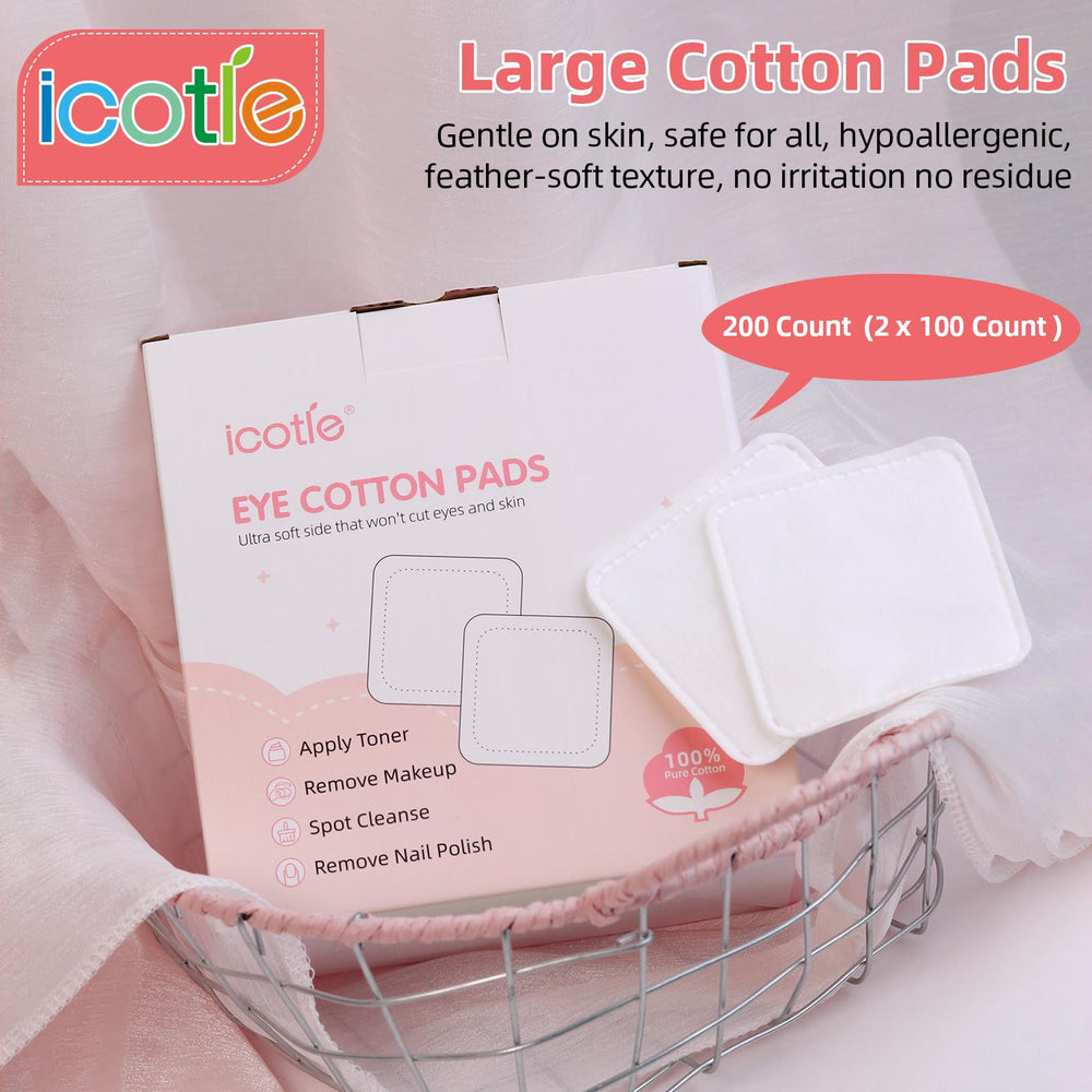 ICOTLE resealable bags keep pads fresh and organized on the go.