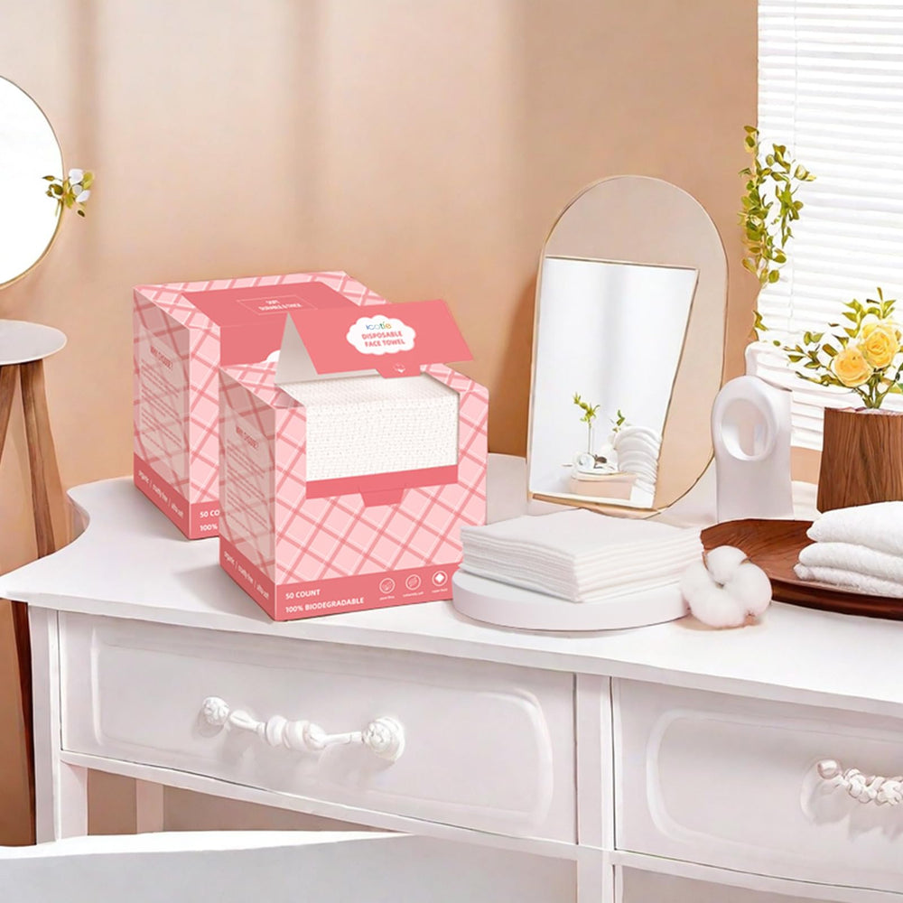 ICOTLE soft, skin-friendly wipes for easy cleansing