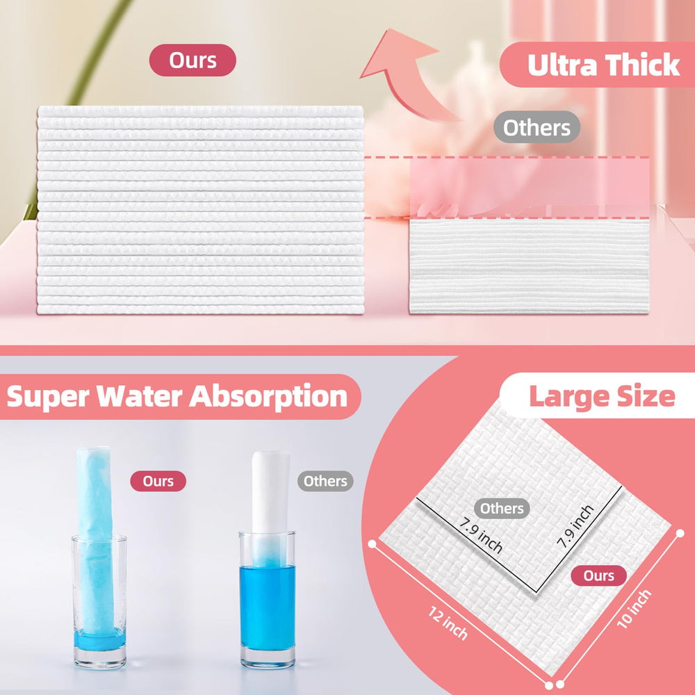 ICOTLE two-sided textured face towels for gentle cleansing and oil removal