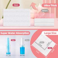 ICOTLE two-sided textured face towels for gentle cleansing and oil removal