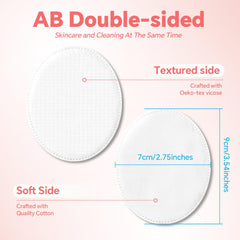 ICOTLE ultra-soft lint-free cotton emphasizes gentle skin cleansing