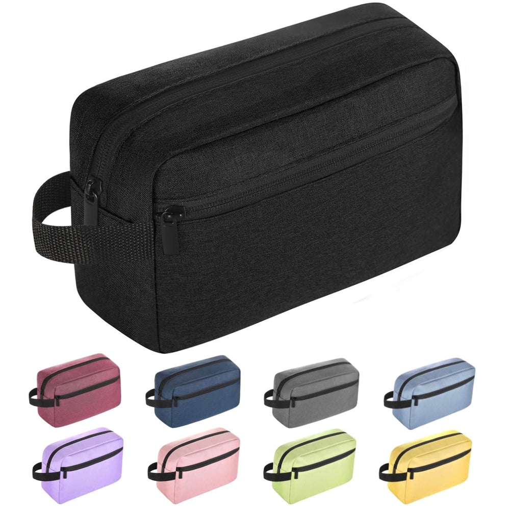 Icramsy travel toiletry bag main compartment keeps toiletries organized during travel