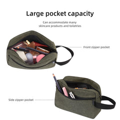 Icramsy bag side pocket helps organize small items during trips