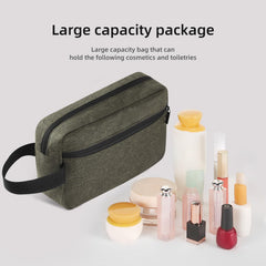 Icramsy travel toiletry bag features a strong zipper for reliable opening