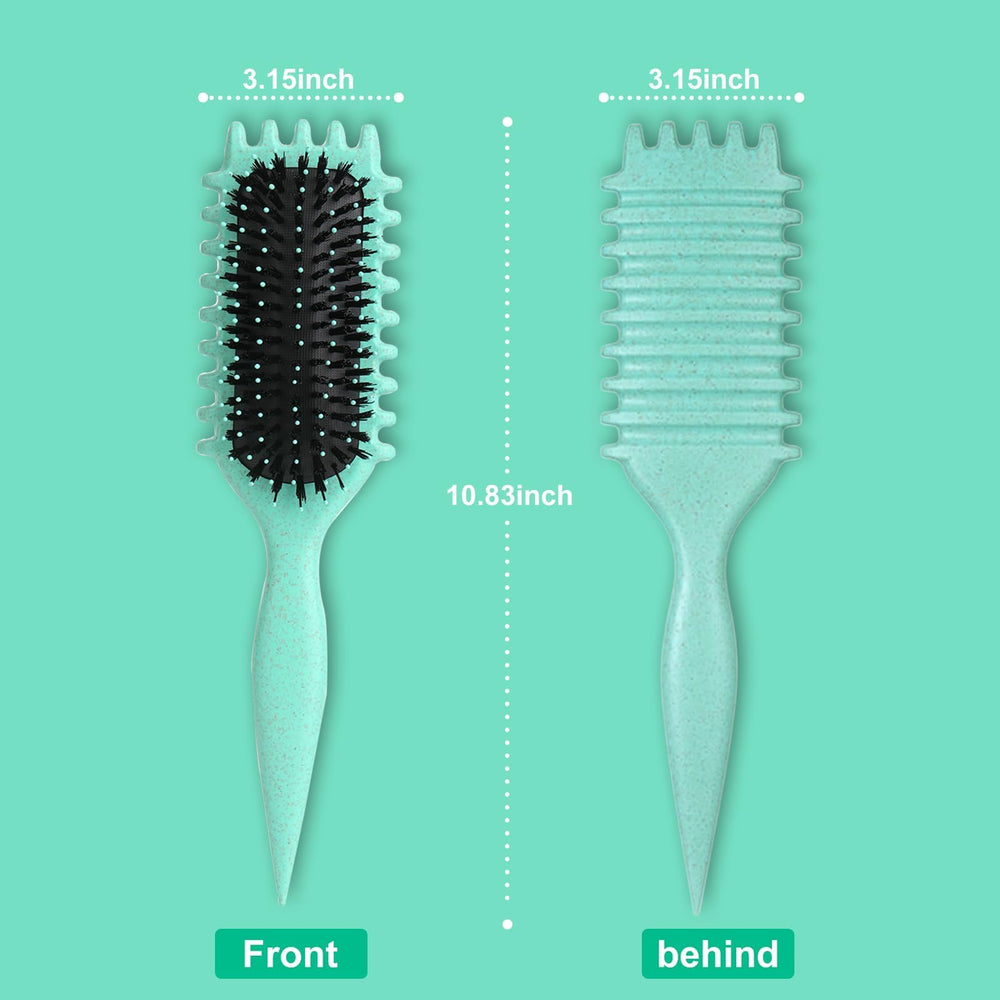 IDAOLI Hair Brush compact design ideal for travel-friendly on-the-go styling.