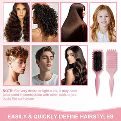 iDAOLI Teeth Design Brush helps product application and detangling.