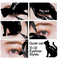 IDDFEVE delineado gato ojos silencioso precisión constante