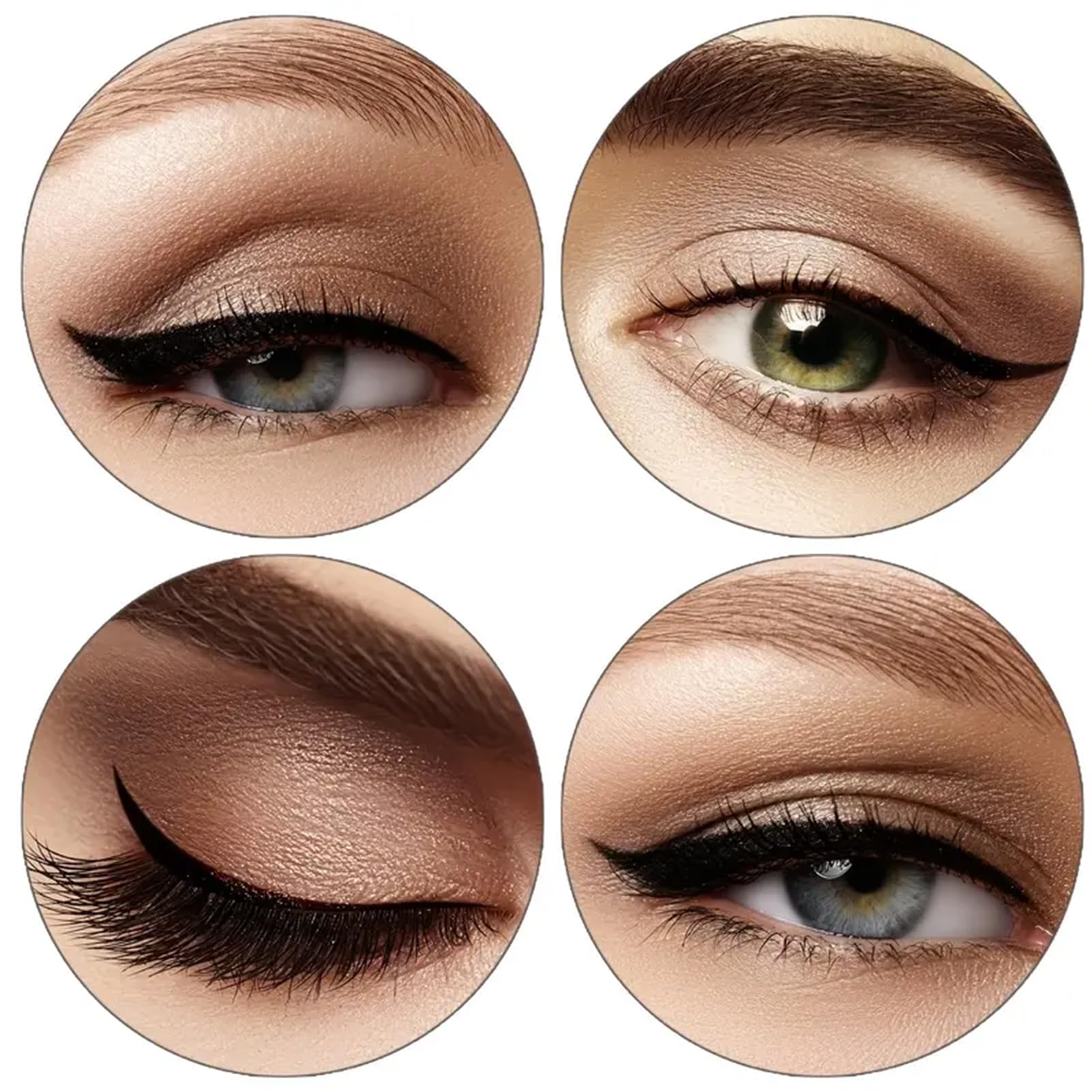 IDDFEVE kit de delineado para ojos con varios estilos reutilizables