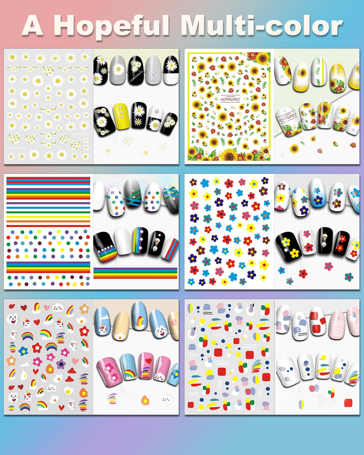IDDFEVE pegatinas para uñas – motivos espeluznantes y fáciles de aplicar para eventos.