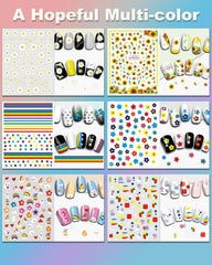 IDDFEVE pegatinas para uñas – motivos espeluznantes y fáciles de aplicar para eventos.