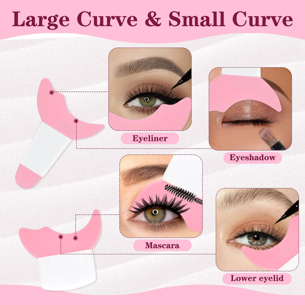 IDDFEVE soft silicone stencils comfortable to use on all eye shapes