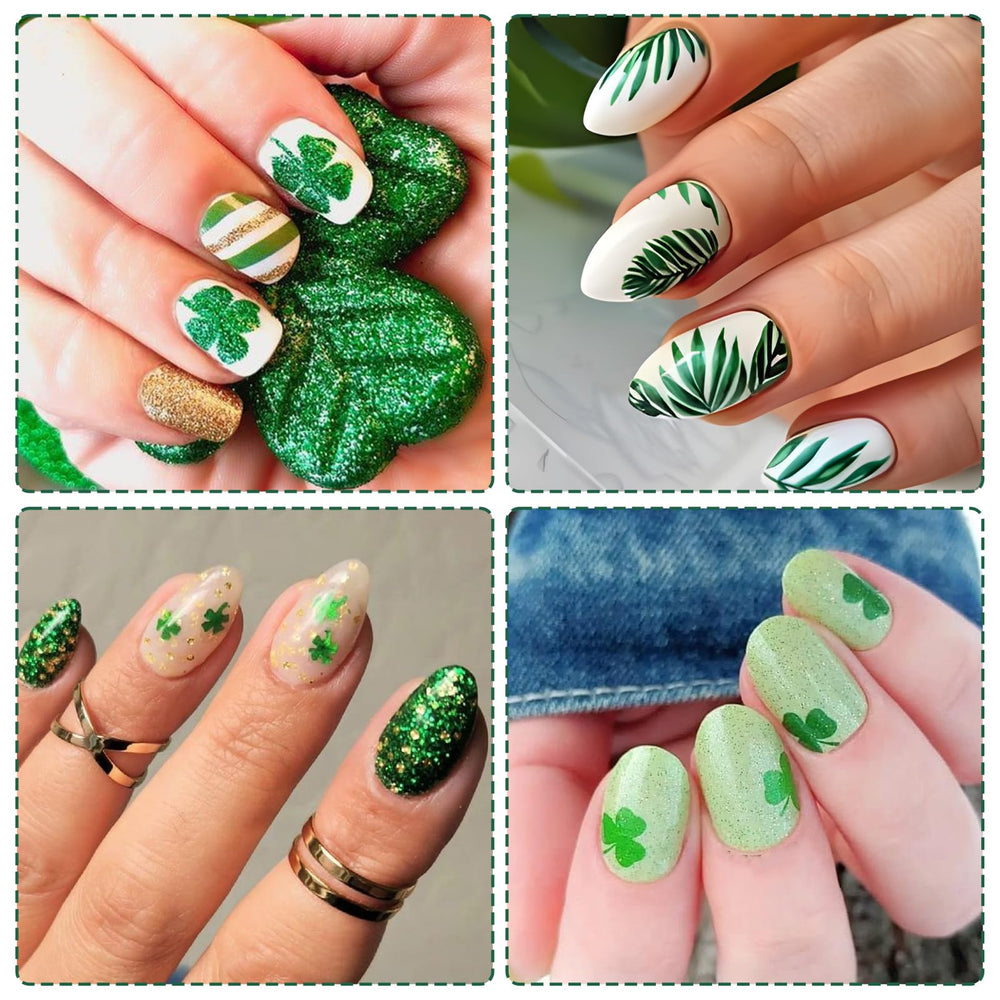 IDDFEVE glossy finish decals create salon-like shimmer with topcoat