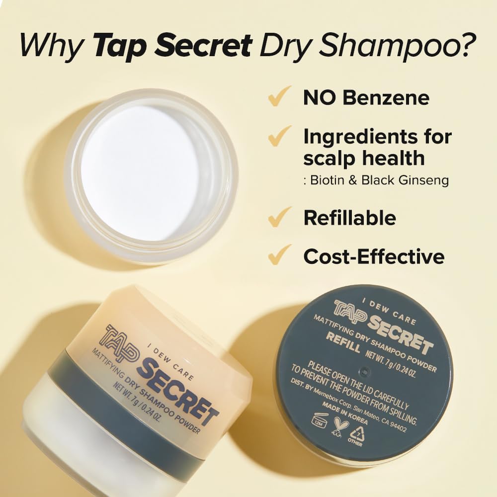 I DEW CARE Tap Secret black ginseng detail supports scalp vitality.