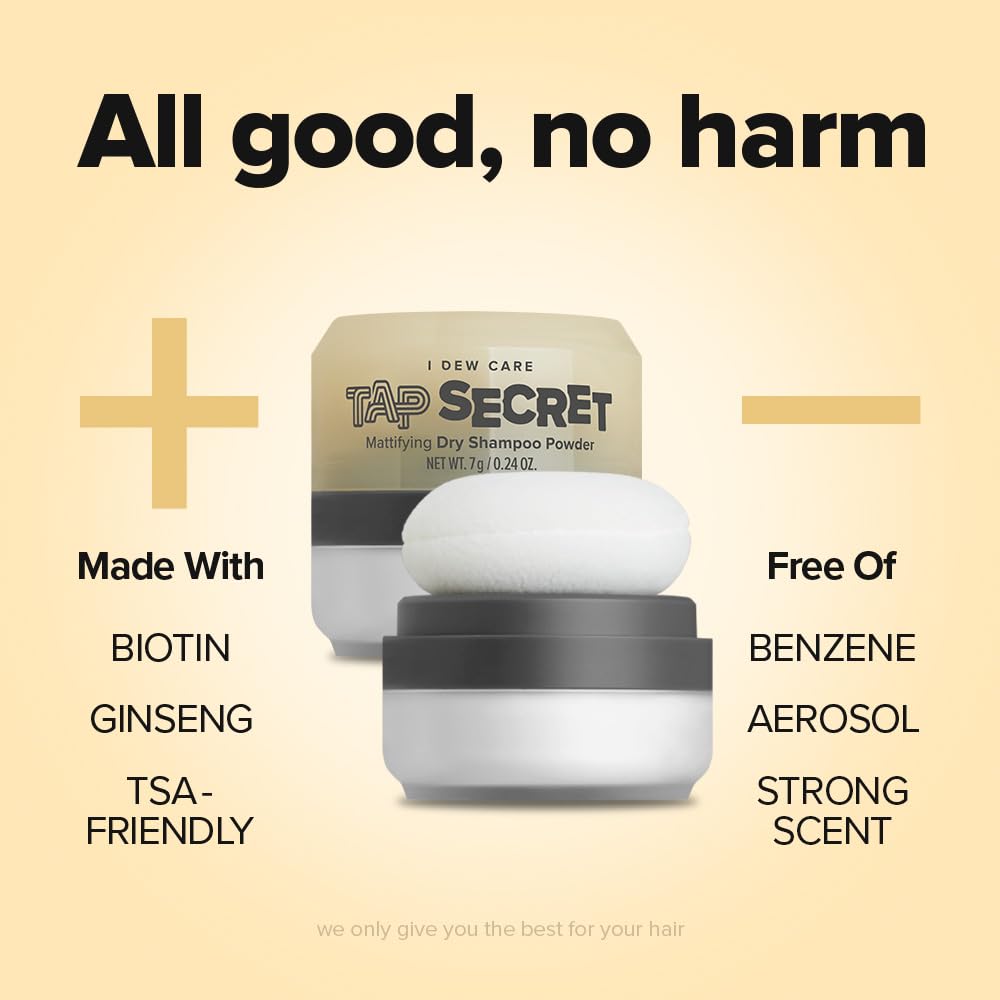 I DEW CARE Tap Secret Original Duo travel size pack ideal for on-the-go.