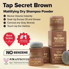 I DEW CARE Tap Secret Biotin Dry Shampoo en tarro, frescura instantánea