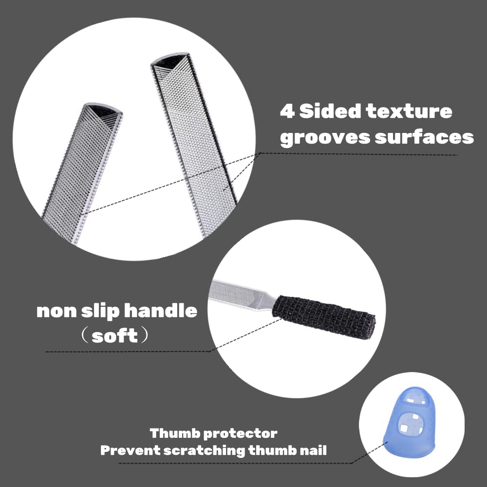 IDOU dog nail file with ergonomic handle for easy grooming.