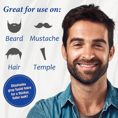 iemokoda 5-minute transformation showing vibrant color on hair and beard.