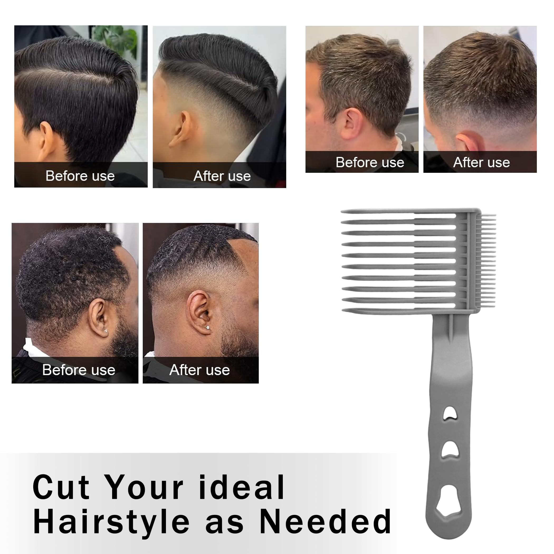 Iemtic Blend Friend Fade Comb curved and flat design for versatile cuts