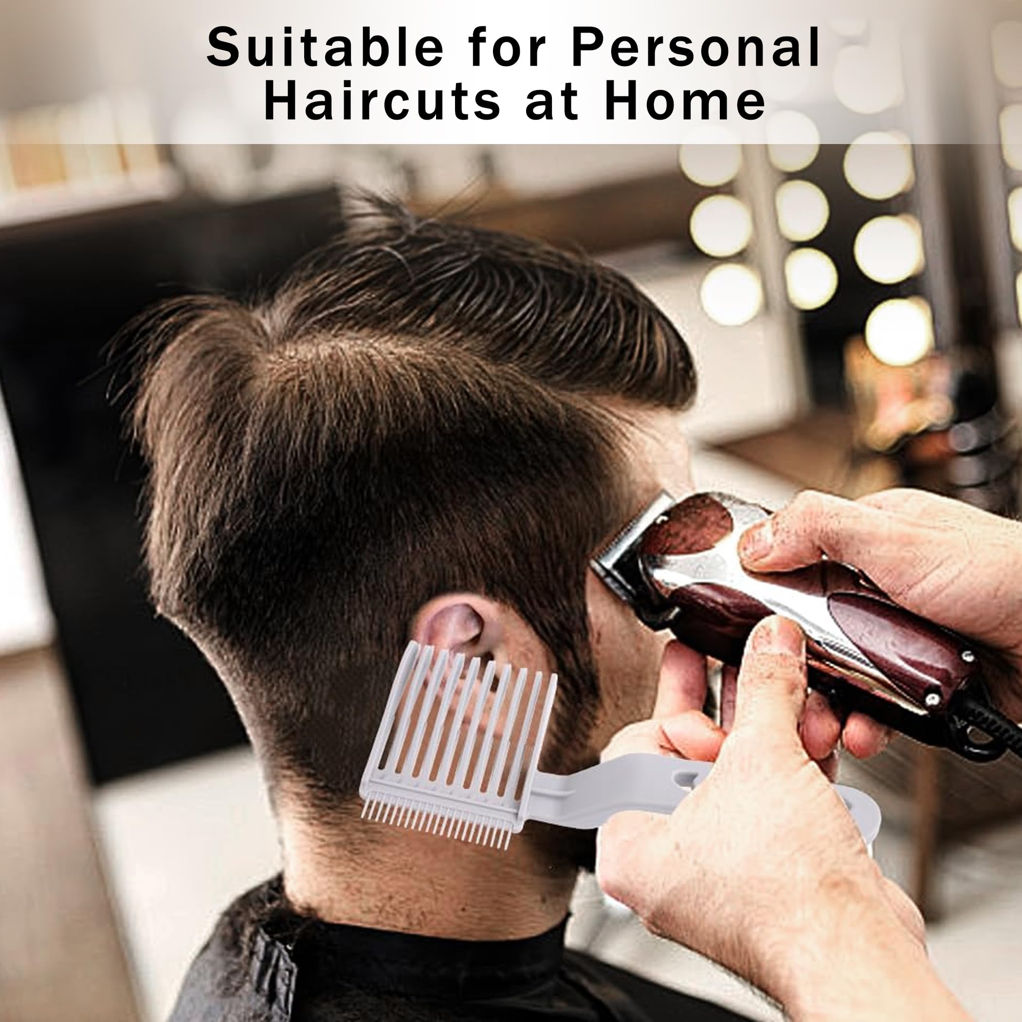 Iemtic Blend Friend Fade Comb in use demonstrates professional-grade precision