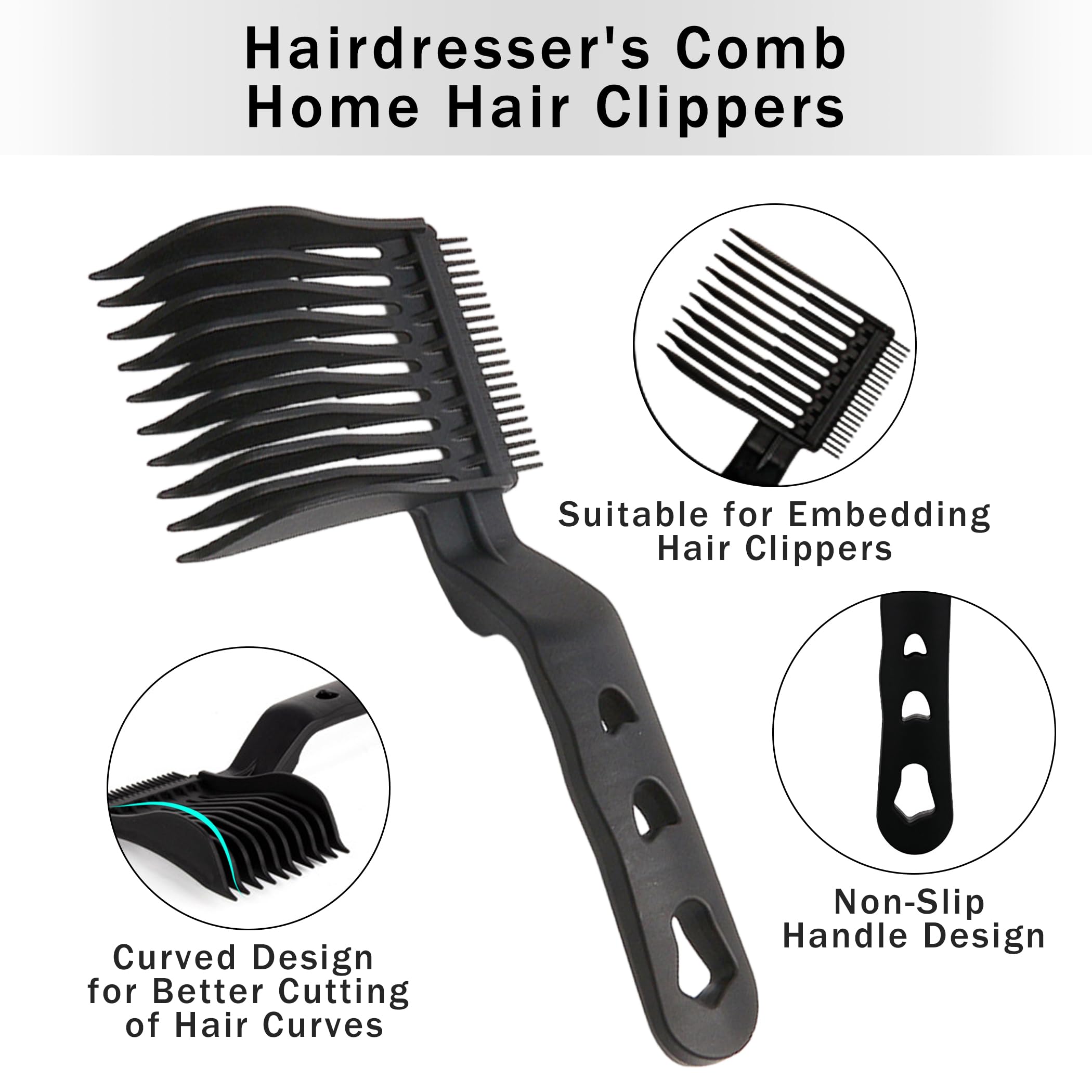 Iemtic Blend Friend Fade Comb side grip highlights comfortable handling during trims