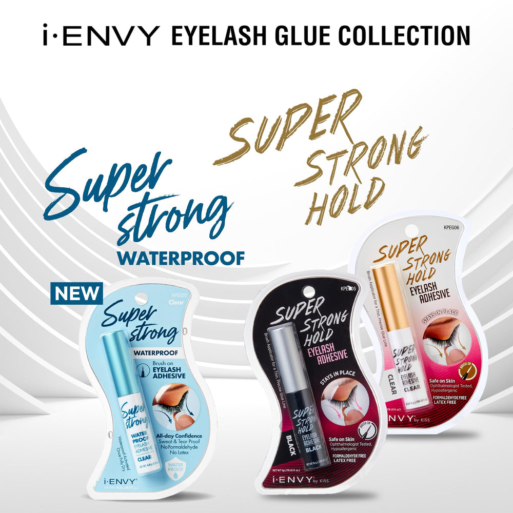 i-ENVY extension-ready finish for natural-looking lashes.