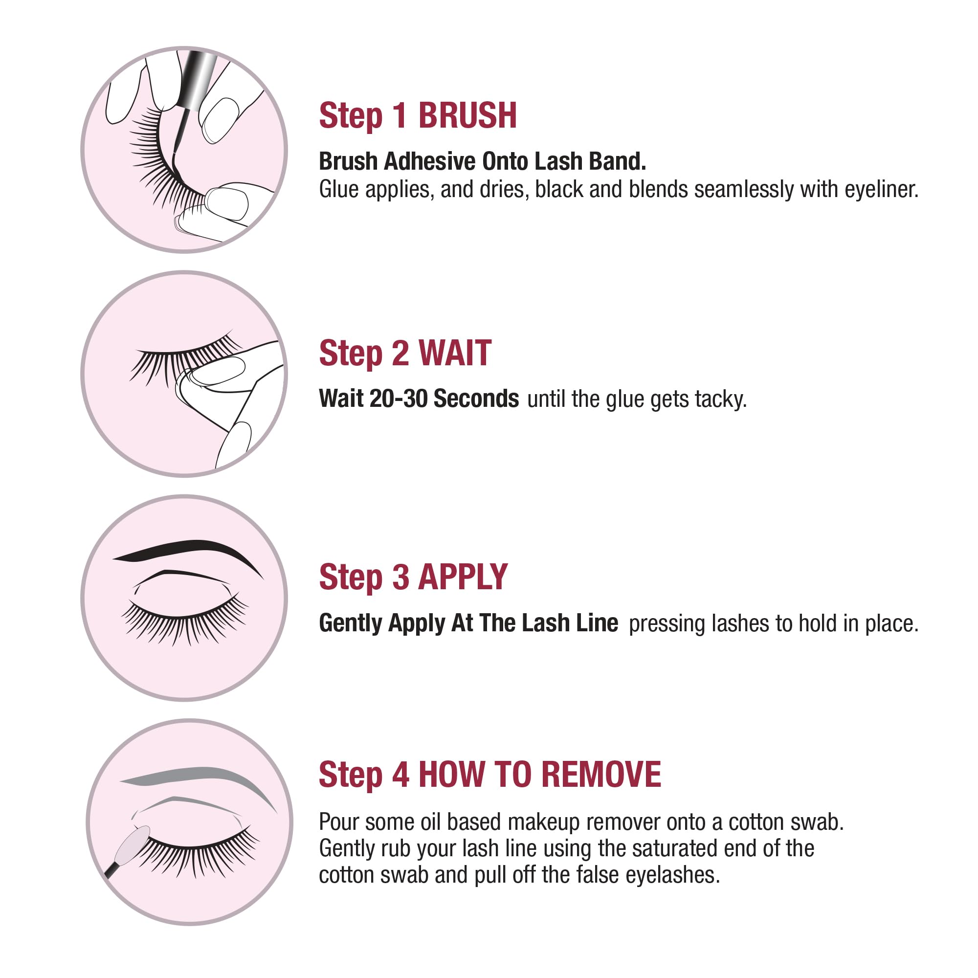 iENVY latex-free and hypoallergenic formula for sensitive eyes.