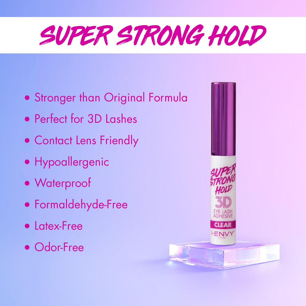 iENVY precision brush applicator enables smooth lash glue application.