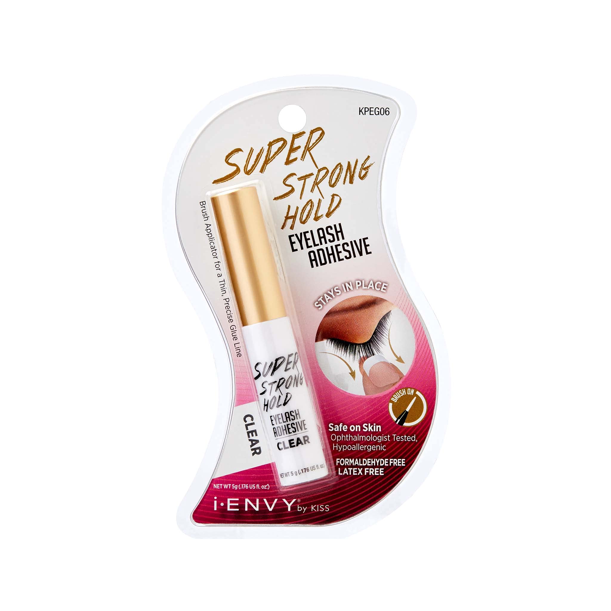 iENVY lash adhesive bottle for secure, long-lasting lash bonds.