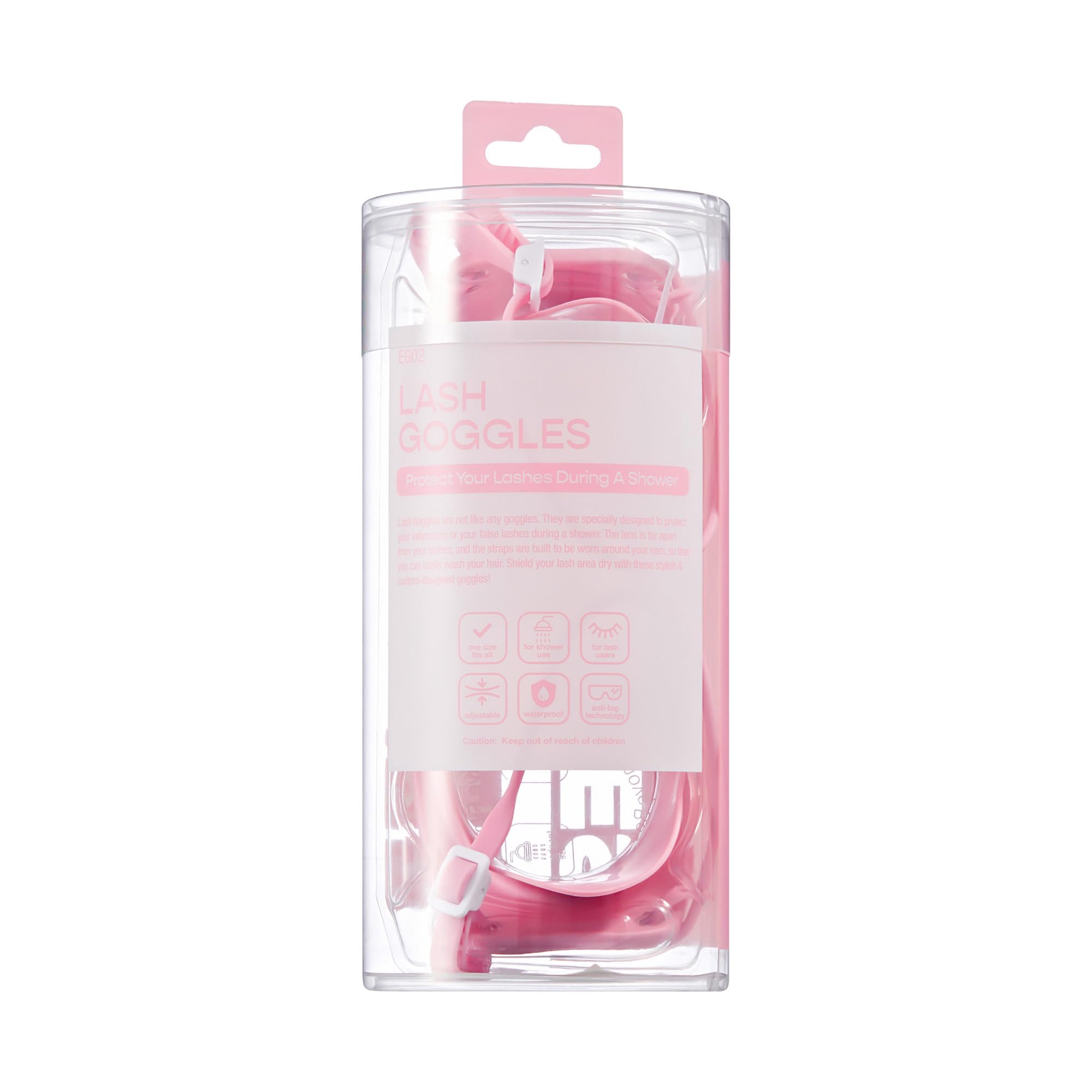 iENVY Lash Guard eye area protection during lash lifts and extensions in pink.