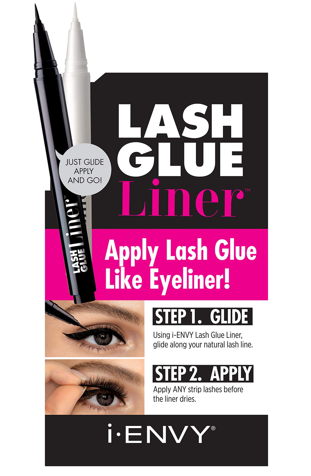 iENVY quick 3-second lash application for fast lash placement.