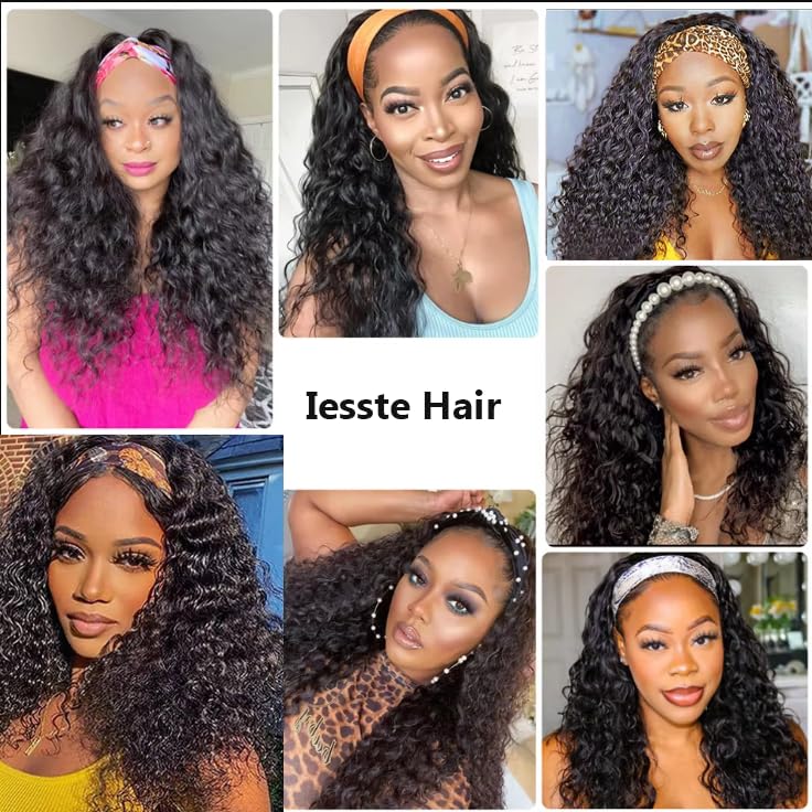 iesste headband wig suits daily life and events like travel, parties, and dating
