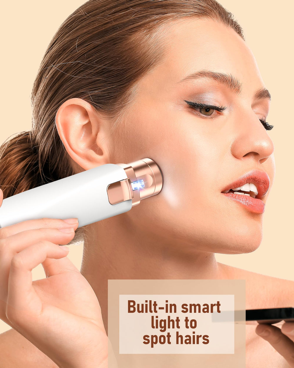 IFANZETECH built-in LED light for better visibility during grooming