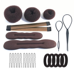 iFlyMars dona espuma moño: crea un recogido estable para uso diario.