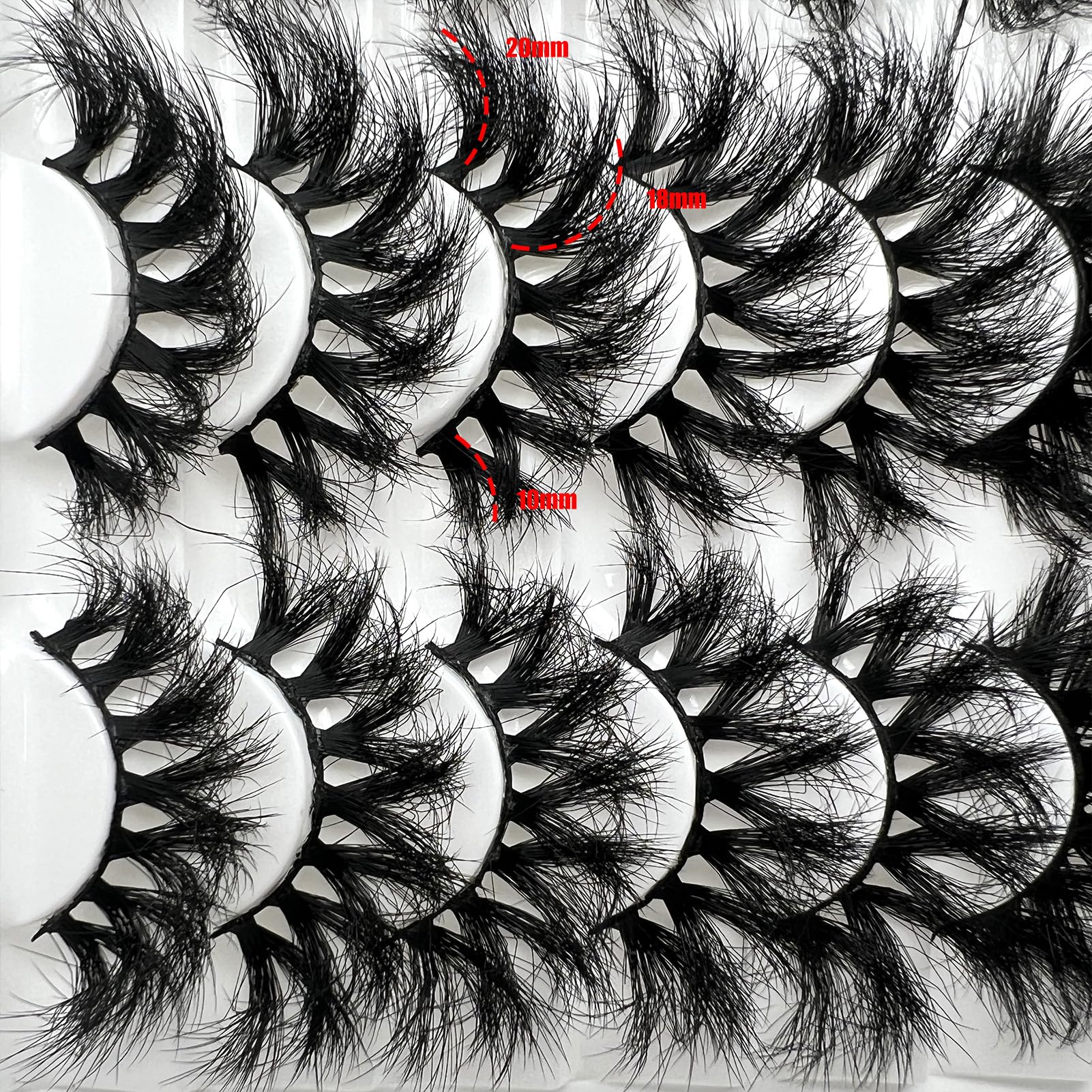 IFSOWDRA 25mm lashes deliver dramatic length with comfortable wear
