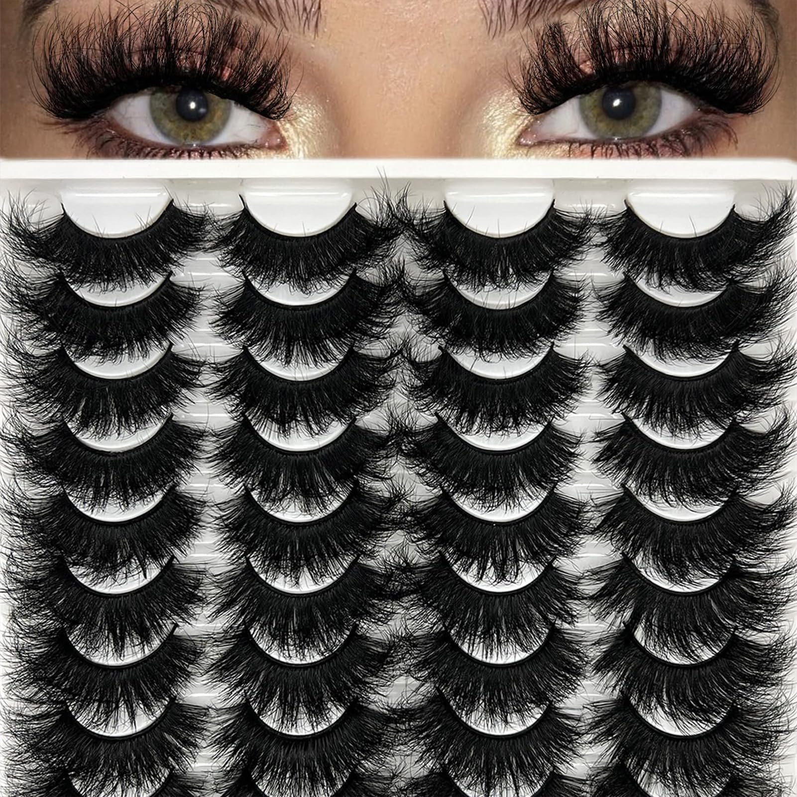 IFSOWDRA 20-pairs lash pack for versatile looks