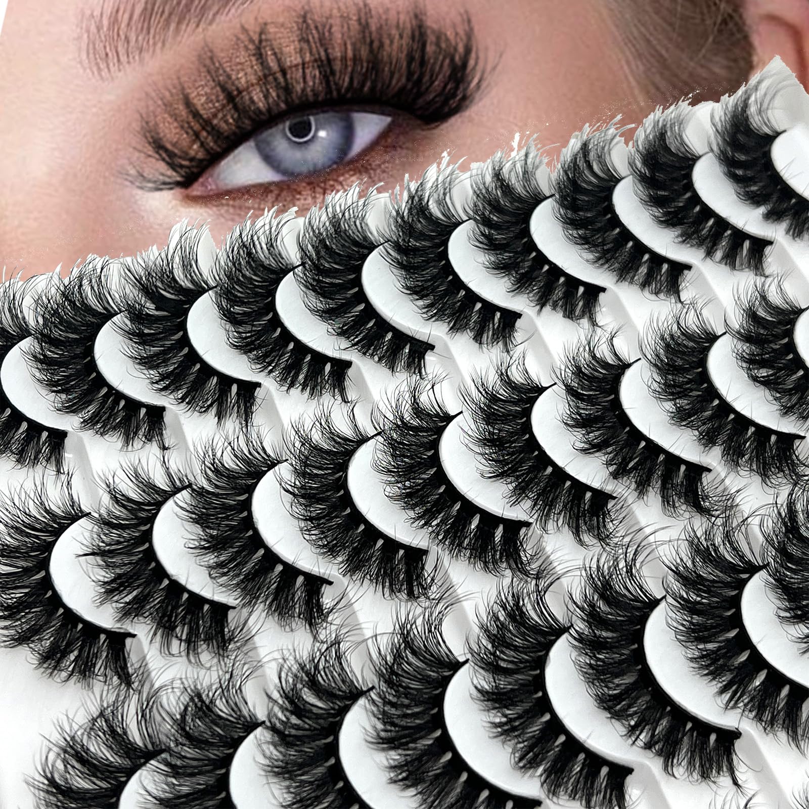 IFSOWDRA Beginner-friendly Cat Eye Lashes: quick application, gentle on natural lashes.