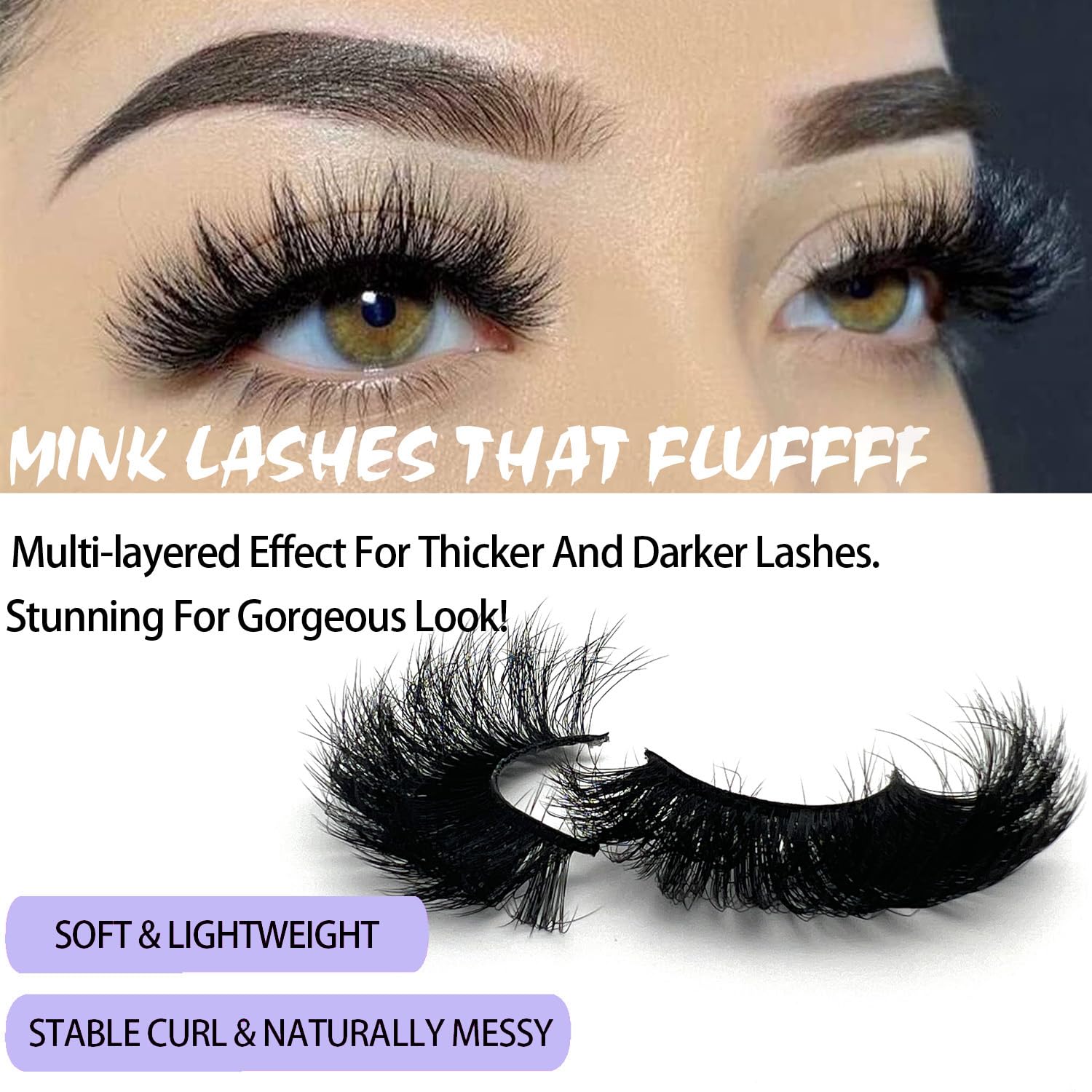 IFSOWDRA D‑curl long strip lashes lift and define the eye