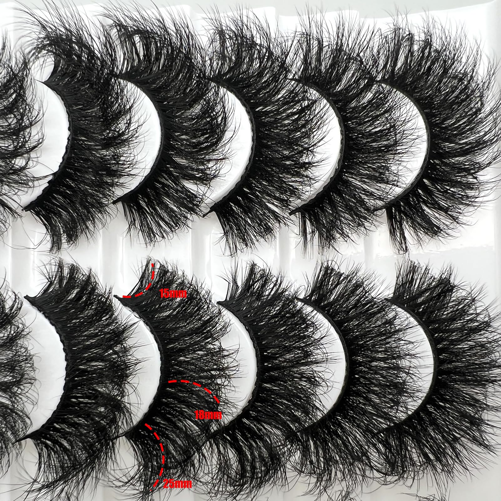 IFSOWDRA wispy mink lashes provide natural yet defined eyes