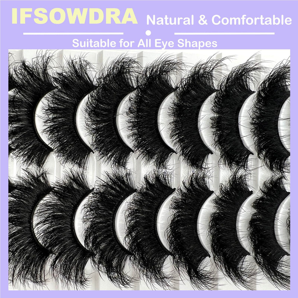 IFSOWDRA cat eye style lashes for enhanced eye definition