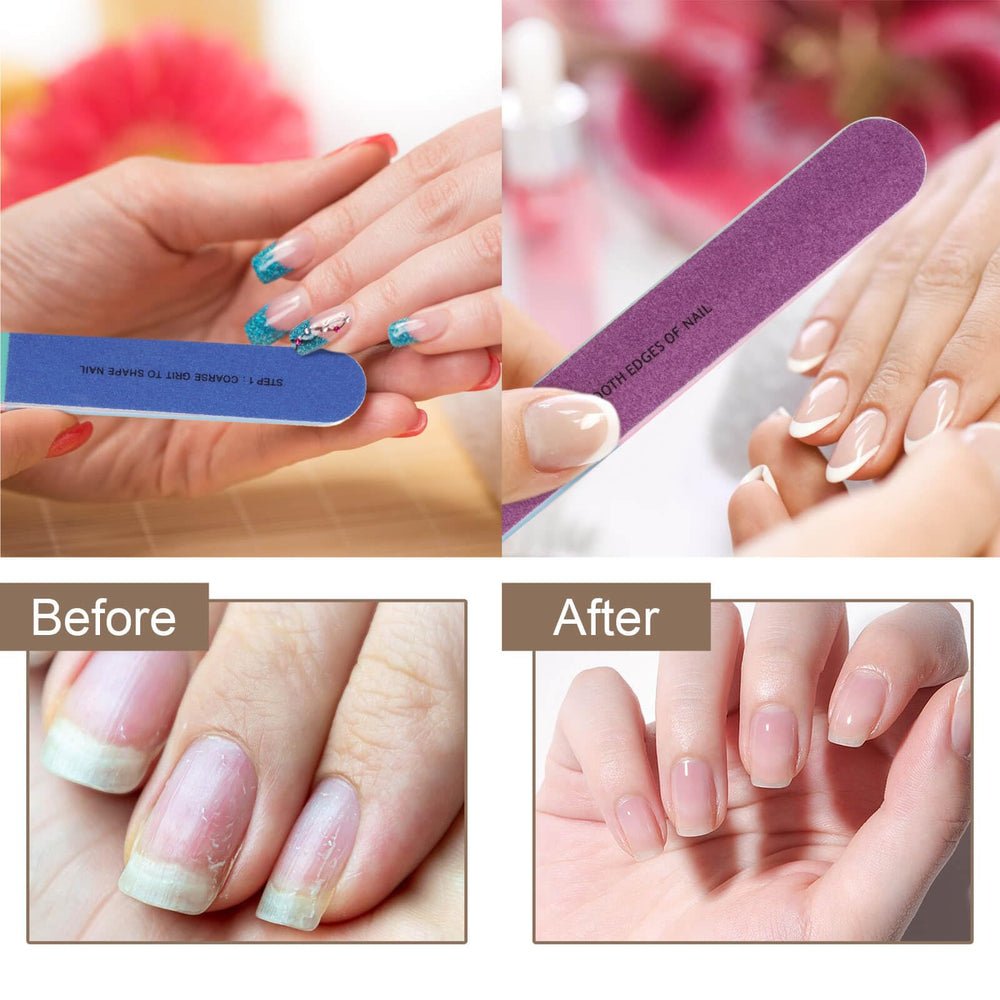 IFUNSON nail buffer block portable kit for travel touch-ups