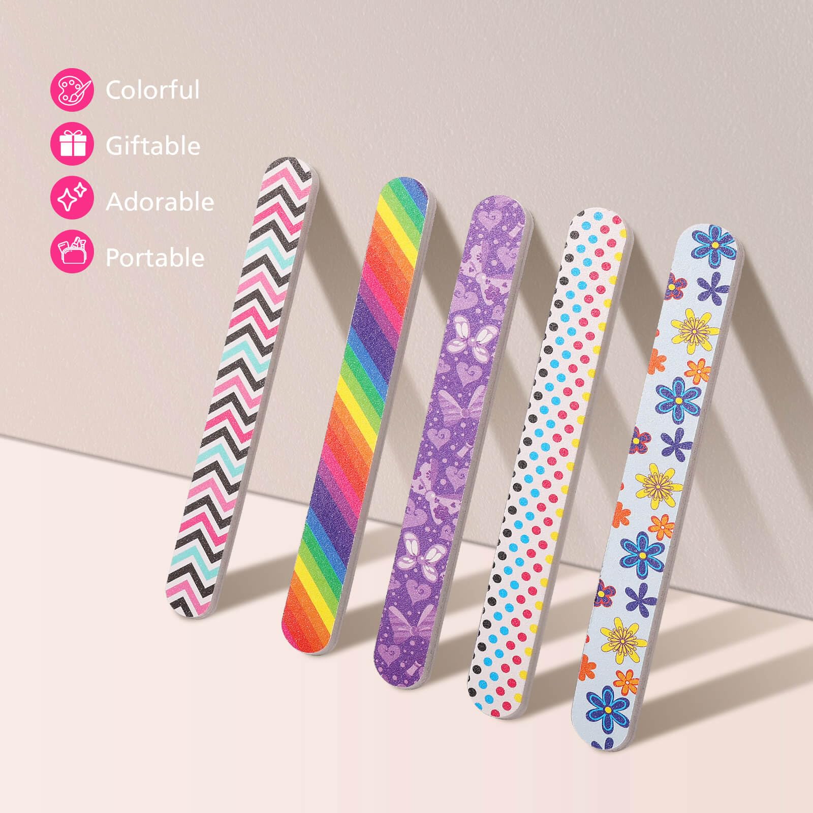 IFUNSON assorted colors and designs enhance your nail routine