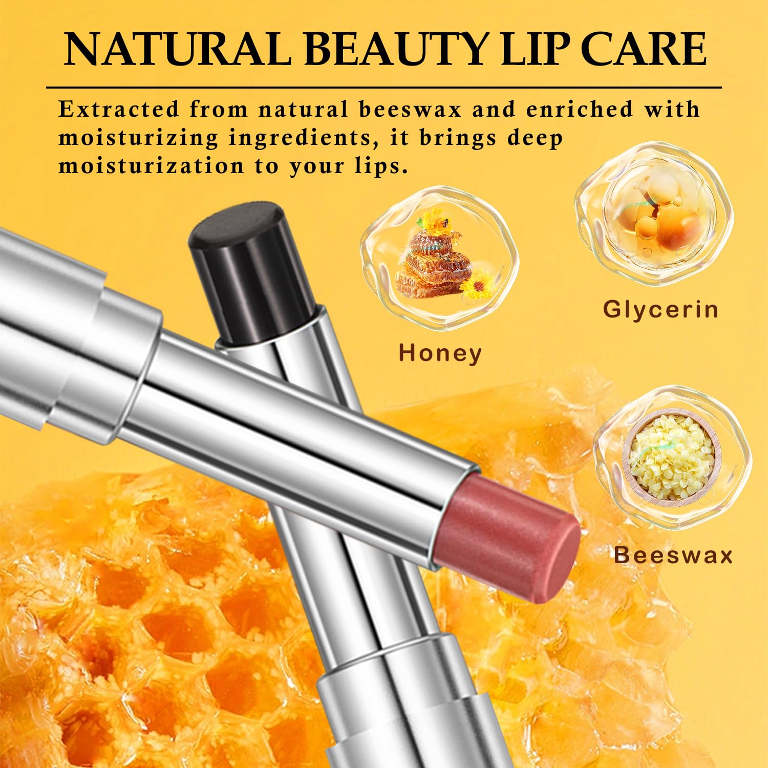 IFVGFB Honeynoir-Pink Lipstick on lips shows natural color and moisture.