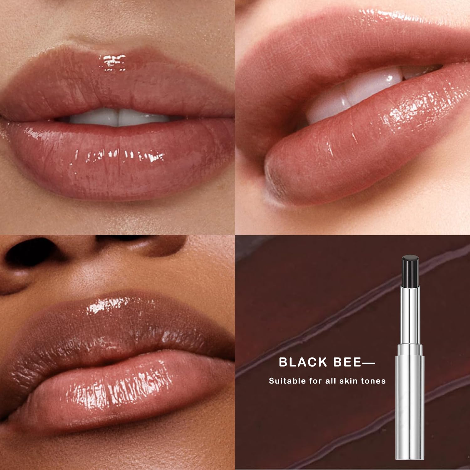 IFVGFB Honeynoir-Pink Lipstick wear test for all-day comfort.