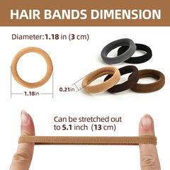 iFwevs cotton-elastic bands provide comfortable hold without pulling