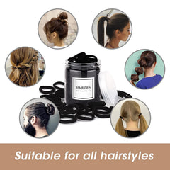 iFwevs durable hair ties keep thick or curly hair firmly in place.