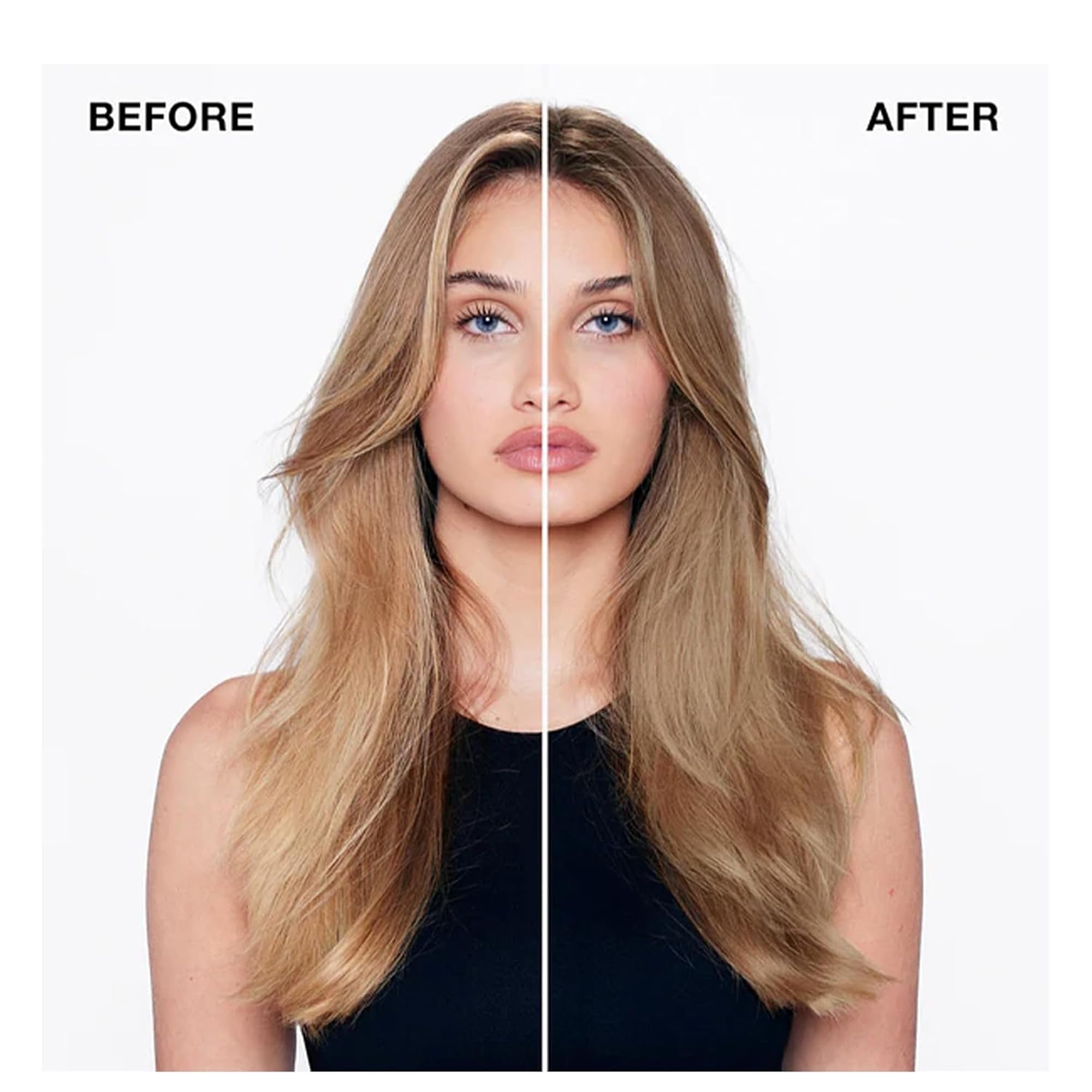 IGK A La Plage glossy finish hair highlights hydrated shine.